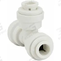 ELKAY Tee Quick Connect Coupling: O-Rings and Collets/Tee Fitting (MPN 70682C). Key specifications — Compatible Product Type: Various Elkay and Halsey Taylor Water Coolers; Includes: O-Rings and Collets; Product Type: Tee Quick Connect Coupling; Brand: ELKAY; Filter Product Type: other.