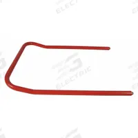 DAYTON Handle: 33 1/4 in Overall Lg, 24 in Overall Wd, Steel, 1 1/4 in Overall Ht, Red, NOB7701. Key specifications — Material: Steel; Compatible Grainger Part Number: 3BE78; Color: Red; Brand: DAYTON; Manufacturer Part Number: NOB7701.