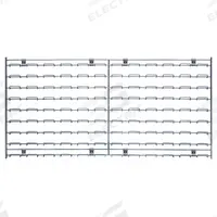 QUANTUM STORAGE SYSTEMS Louvered Panel: 18 in x 36 in x 1 in, 1 Sides, 0 Bins, Chrome (MPN WLP-1836C). Key specifications — attr38851: Chrome; attr38864: Chrome; attr38845: QUANTUM STORAGE SYSTEMS.