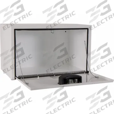 BUYERS PRODUCTS Underbody Truck Box: Underbody Truck Box, Single Drop-Down Door Door, White - Single Drop-Down Door Boxes