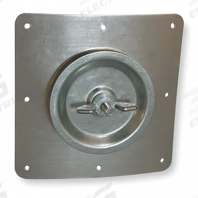 Dayton Clean Out Port Kit: 7 in Square Base, For Roof Mount Mount - Maintenance Access Kits