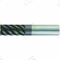 WIDIA HANITA Roughing End Mill: Carbide, AlTiN Coated, 6 Flute, 3/4" Mill Dia, 1-1/2" LOC, 4" OAL (MPN 4U80E1901R7XW)
