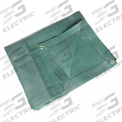 APPROVED VENDOR Tarp: 12 ft Lg, 8 ft Wd, Std Duty, 10 mil, Polyethylene, Green - Mesh Tarps