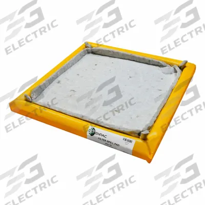 ENPAC Filter Spill Pad: Oil/Sediment, 4 ft x 2 ft, Box, 1 Pads, 7.6 gal Oil Capacity/EA - Filter Berm Pads