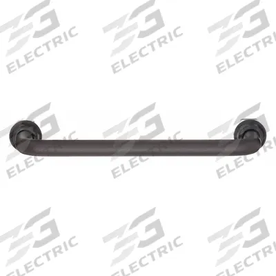 MONROE PMP Pull Handle: Threaded Holes, Aluminum, Black, 5/16"-18 Screw Size - Standard Pull Handles