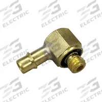 MEM-CO Barbed Fitting Elbow: 3/16 in Pipe x 5/32 in ID Size, MNPT x Barbed, Brass, Beaded Barb (MPN 10LB3-1/2-NP). Key specifications — Brand: MEM-CO.