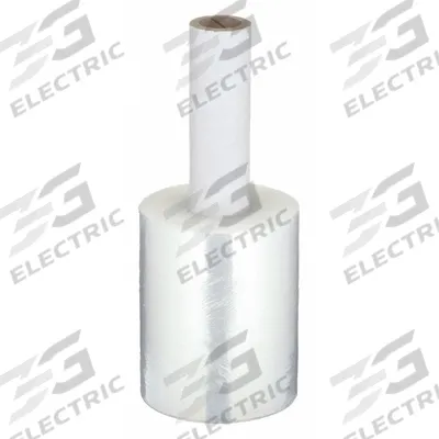 APPROVED VENDOR Stretch Wrap Film: 80 ga Gauge, 5 in Overall Wd, 1,000 ft Overall Lg, Clear - Long Core Handle Stretch Wrap