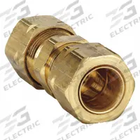 PARKER Compression Fitting Union: 1/2 in OD x 1/2 in OD Fitting Size, Brass, 25 PK (MPN 62CA-8). Key specifications — Brand: PARKER.
