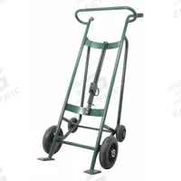 APPROVED VENDOR Drum Hand Truck: For 30 gal_55 gal Cntnr Cap, For Steel Container Material, Prong (MPN 9WCX3). Key specifications — Overall HxWxD: 60 in x 26 in x 17-1/2 in; Wheel Type/Material: Tread on Core Rubber; For Container Material: Steel; Brand: APPROVED VENDOR.