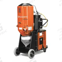 HUSQVARNA Dust Extractor: 480 V AC, 410 cfm, 3 in Hose Dia., 18 hp, HEPA, 2 Filters (MPN T8600P). Key specifications — attr118108: HEPA; attr80926: HUSQVARNA.