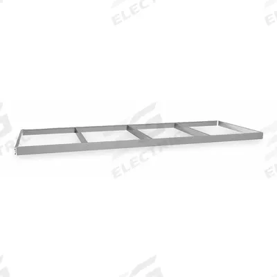 TENNSCO Shelf: 96 in x 36 in, 1,250 lb Load Capacity, Gray - Open Deck Shelf Kits for Boltless Shelving