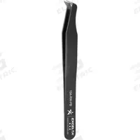 EXCELTA Tweezers: Carbon Steel, Round, Relieved Tip (MPN 15A-RW-PB). Key specifications — attr1002355: Carbon Steel; attr1002345: EXCELTA; attr1002348: Carbon Steel; attr1002358: Smooth; attr1002361: 15A-RW; attr1024781: Standard.