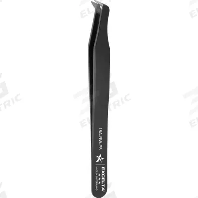 EXCELTA Tweezers: Carbon Steel, Round - Cutting Tweezers