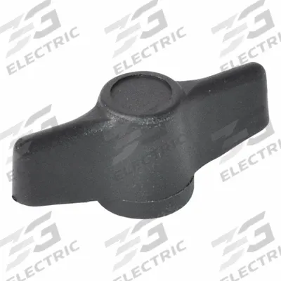 JW WINCO Wing Nuts; Wing Knobs: Wing, Plastic w/ Brass Thread, M6 Thread, 9 mm Thread Lg - Wing Knobs with Threaded Hole