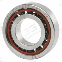 NTN Angular Contact Ball Bearing: 7208, 1 Row, Matched, Duplex, 15°, Open, ABEC 7, 40 mm Bore, 2 PK (MPN 7208CG1DUJ74). Key specifications — Bearing Industry Number: 7208; Brand: NTN; Contact Bearing Type: Angular Contact; Matched Bearing Type: Duplex; Matched Mount Type: Matched Pair; System of Measurement: Metric; Bearing Type: Matched Bearing.