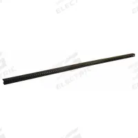 PRO-LINE Wire Management Trough: 72 in Overall Wd, 1 1/2 in Overall Dp, PVC, Black (MPN WMS1.5). Key specifications — Color: Black.