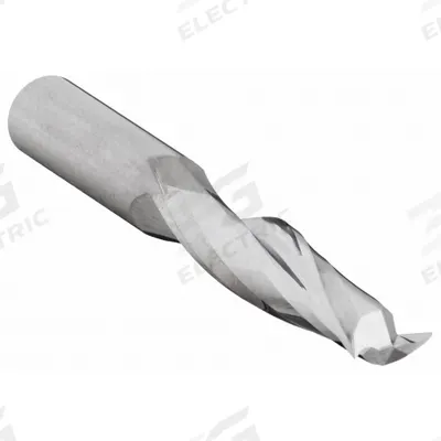 ONSRUD Solid Router Bit: Spiral O-Flute Upcut, 2 Flute, 1/2" Cut Dia - Spiral O-Flute Router Bits for Plastics