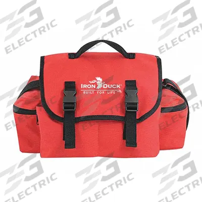 IRON DUCK Trauma Bag: 17 in L x 9 in W x 7 in H, Nylon, Orange, 11-20 in/21-30 in - Medical Duffel Bags