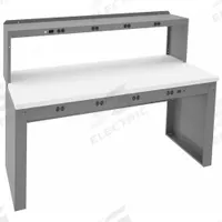 TENNSCO Workbench: Fixed Ht, Laminate, 72 in x 36 in, 750 lb Overall Load Capacity, Gray (MPN EB-2-3672P). Key specifications — Brand: TENNSCO.