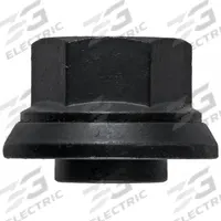 HALTEC Wheel Nut: Lug Nut, Aluminum Wheels, 1 1/4 in Hex Size, 1/4 in Thick, Black, Steel (MPN GL-2906). Key specifications — Thread Size: M22 x 1.5; Color: Black; Compatible Wheel Type: Aluminum Wheels; Product Type: Lug Nut; Material: Steel; Brand: HALTEC.