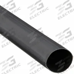 3M Heat Shrink Tubing: 6 in I.D. Before Shrinking, 1.8 in I.D. After Shrinking, 4 ft Lg, 3:1, 20 PK (MPN ITCSN-6000-48"-BLACK-20 PCS). Key specifications — Color: Black; Brand: 3M.