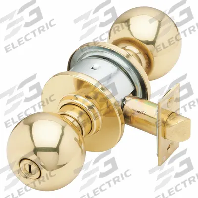 SCHLAGE Door Lockset: Privacy Knob Locksets, Brass