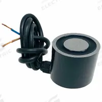MAG-MATE Electromagnetic Lift: Continuous Duty, Round Magnet, 200 lb Max Load Capacity, 24 V DC Volt (MPN ER2-303). Key specifications — Brand: MAG-MATE; Duty Type: Continuous Duty; Includes Lifting Eye: Lifting Eye Not Included.