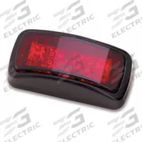 J.W. SPEAKER Clearance Marker Lamp: Marker Light, LED, Rectangular, Surface Mount, Red, Panel, IP67 (MPN 150). Key specifications — Lens Color: Red; Brand: J.W. SPEAKER; Electrical Connection: Bare Lead Connector; Lighting Technology: LED; Mount Type: Panel.