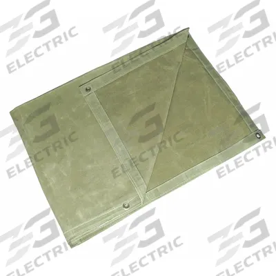 APPROVED VENDOR Tarp: 11.5 ft Lg, 9.5 ft Wd, Extra Heavy Duty, 30 mil, Cotton Canvas - Canvas Tarps