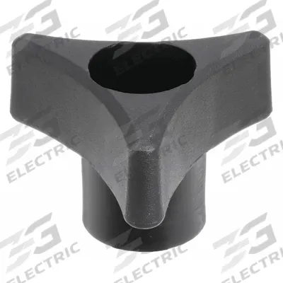 INNOVATIVE COMPONENTS Hand Knob: 3 Point, Plastic, 1/4" Thread, 1.75 in Dia - Snap-Lock 3-Arm Knobs