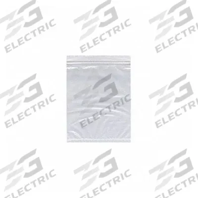 APPROVED VENDOR Reclosable Bag: 2 mil Thick, 5 in Wd, 8 in Lg, Hang Hole Not Included - Single-Zip Reclosable Poly Bags