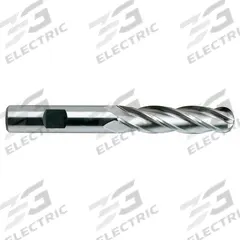 YG-1 Ball End Mill: Cobalt, TiN Coated, 4 Flute, 1/2" Mill Dia, 2" LOC, 4" OAL (MPN 44321CN)