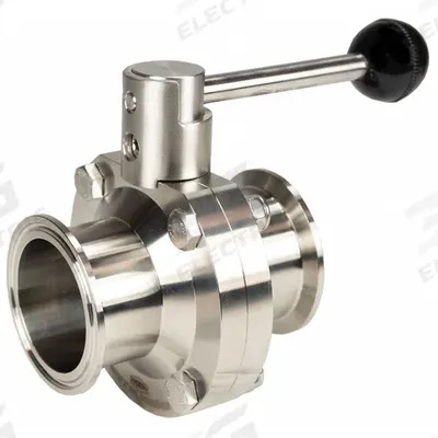 DIXON Butterfly Valve: 1 1/2 in Pipe Size, Clamp, 140 psi Max. Pressure (CWP) - 3-A Certified Stainless Steel Butterfly Valves
