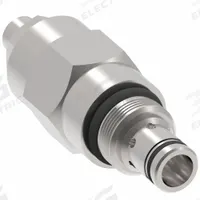 CHAR-LYNN Pressure Control Valve: Screw-In, Leakproof Screw Adjustment, A879 Valve Cavity Size (MPN 407AA00203A). Key specifications — attr1012059: 407AA00203A; attr1250696: 1DR30; attr1011660: Nitrile; attr1011632: Leakproof Screw; attr1011635: CHAR-LYNN; attr1011636: Steel; attr1011644: A879.
