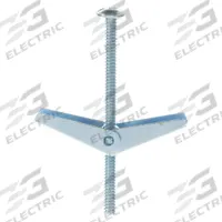 Toggle Bolt Anchor: 1/2 in Dia, 2 in Overall Lg, #6-32 Thread Size, Steel, Zinc Plated, Steel, 50 PK (MPN U63265.013.0200). Key specifications — Screw Size: 1/8 in; Compatible Material: Block; Material Grade/Class: Grade 4.8; System of Measurement: Inch; Wall Anchor Type: Toggle Bolt Anchor; Color: Blue/White; Brand: APPROVED VENDOR; Anchor Type: Toggle.