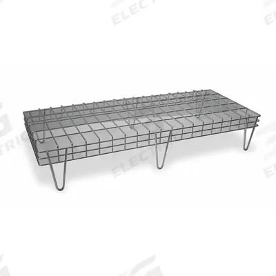 APPROVED VENDOR Low Profile Dunnage Rack: 10 1/2 in x 60 in x 24 in, Steel - Wire Dunnage Racks