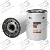 FLEETGUARD Automotive Oil Filter: B37, LF3615, 4 5/16 in Overall Ht, 12 3/8 in Overall Lg, Oil. Key specifications — Baldwin Interchange: B37; FleetGuard Interchange: LF3615; Brand: FLEETGUARD; Compatible Vehicle Make: Compair; Media Material: Cellulose.