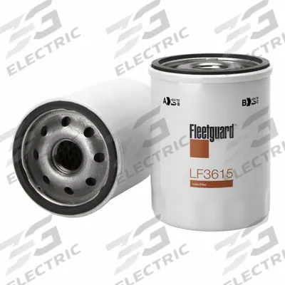 FLEETGUARD Automotive Oil Filter: B37, LF3615, 4 5/16 in Overall Ht, 12 3/8 in Overall Lg - Spin-On Oil Filters
