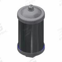SOLBERG Discharge Silencer: 1 in FPT, 1 15/16 in Hex Size, Cast Aluminum, Polyester, 30 dBA NRR (MPN CAM-SW8109-100C). Key specifications — attr124412: SOLBERG; attr124418: Aluminum; attr124422: Polyester; attr124426: Cast Aluminum.