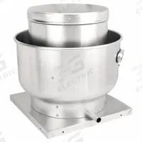 Centrifugal Upblast Roof Exhaust Fan: Belt Drive, Less Drive Pack, 14 3/4 in Wheel, 1/4 hp to 1 hp (MPN 56JN91). Key specifications — Brand: DAYTON; Base Shape: Square; Assembly: Unassembled; Mounting Location: Roof and Wall; For High-Static Pressure Applications: No; High-Efficiency Motor: No; Includes Drive Package: No; Drive Package: Less Drive Package.