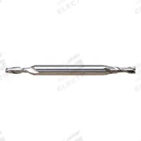 YG-1 Square End Mill: High Speed Steel, TiCN Coated, Double End, 2 Flute, 1/16" Mill Dia, 3/16" LOC (MPN 50006HC)