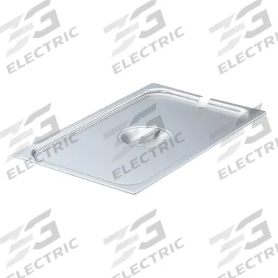 VOLLRATH Steam Table Pan Cover: Fourth Size, Rectangular, 22 ga Gauge, NSF Certified - Steam Table Pan Covers