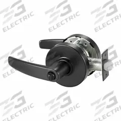 SARGENT Door Lockset: Office Lever Locksets, Black, ADA Compliant (MPN 10XG05 LB BSP). Key specifications — attr1024149: Not Ligature-Resistant; attr1011488: SARGENT; attr1024446: F109; attr1011524: No Message; attr1011506: 10X Line; attr1011485: Yes; attr1059461: Flat Black Coated : Cast Zinc.