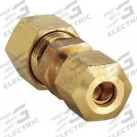 APPROVED VENDOR Compression Fitting Adapter: 1/4 in OD x 3/16 in OD Fitting Size, Brass (MPN 700082-0403). Key specifications — Brand: APPROVED VENDOR.