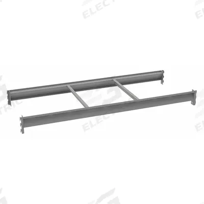 TENNSCO Bulk Storage Deck Level: 60 in x 24 in x 3 5/8 in, 14 ga Beams - Open Deck Bulk Rack Shelf Kits