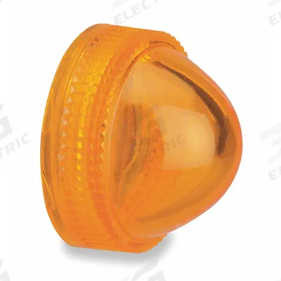 SCHNEIDER Pilot Light Lens: 30 mm Panel Mounting Hole Dia, Amber, Domed - Pilot-Light Lenses