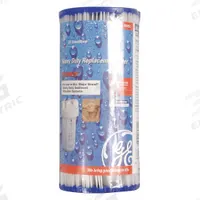 GE Water Filter Cartridge: 30 micron, 4 gpm, Polyester, 9 3/4 in Overall Ht (MPN FXHSC). Key specifications — Brand: GE; Filter Media: Polyester.