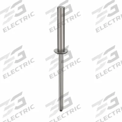 APPROVED VENDOR Blind Rivet,1 11/13" L,1/8" dia,PK500: Inch, 1 27/32 in Overall Lg, 47/64 in Body Lg - Domed-Head Blind Rivets