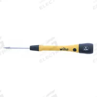 WIHA ESD-Safe Precision Torx Screwdriver: ESD Safe PicoFinish, Std Lg, Torx Tip, T2 Tip Size (MPN 27861). Key specifications — attr1205076: T2; attr1205081: WIHA.