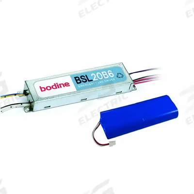 BODINE Emergency Driver: 20 W Max. Bulb Watts, 120 to 277V AC, 1 Bulbs Supported - Standard Emergency LED Drivers